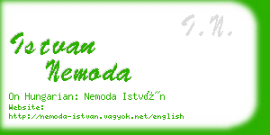 istvan nemoda business card